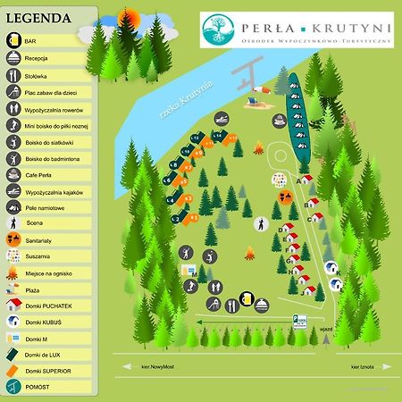 Osrodek Wypoczynkowo-Turystyczny Perla Krutyni Hotel Nowy Most Bagian luar foto